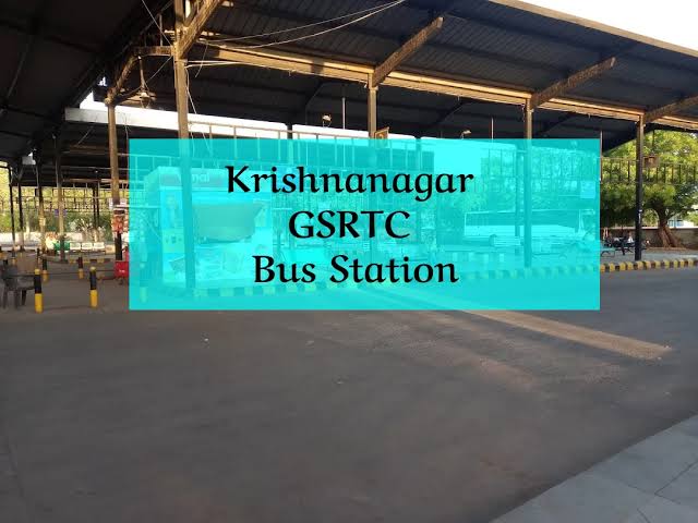 Krishnanagar GSRTC Bus Station, Ahmedabad, Gujarat